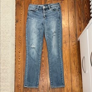 The Slim Boyfriend Mid-Rise Relaxed Jeans by Pilcro